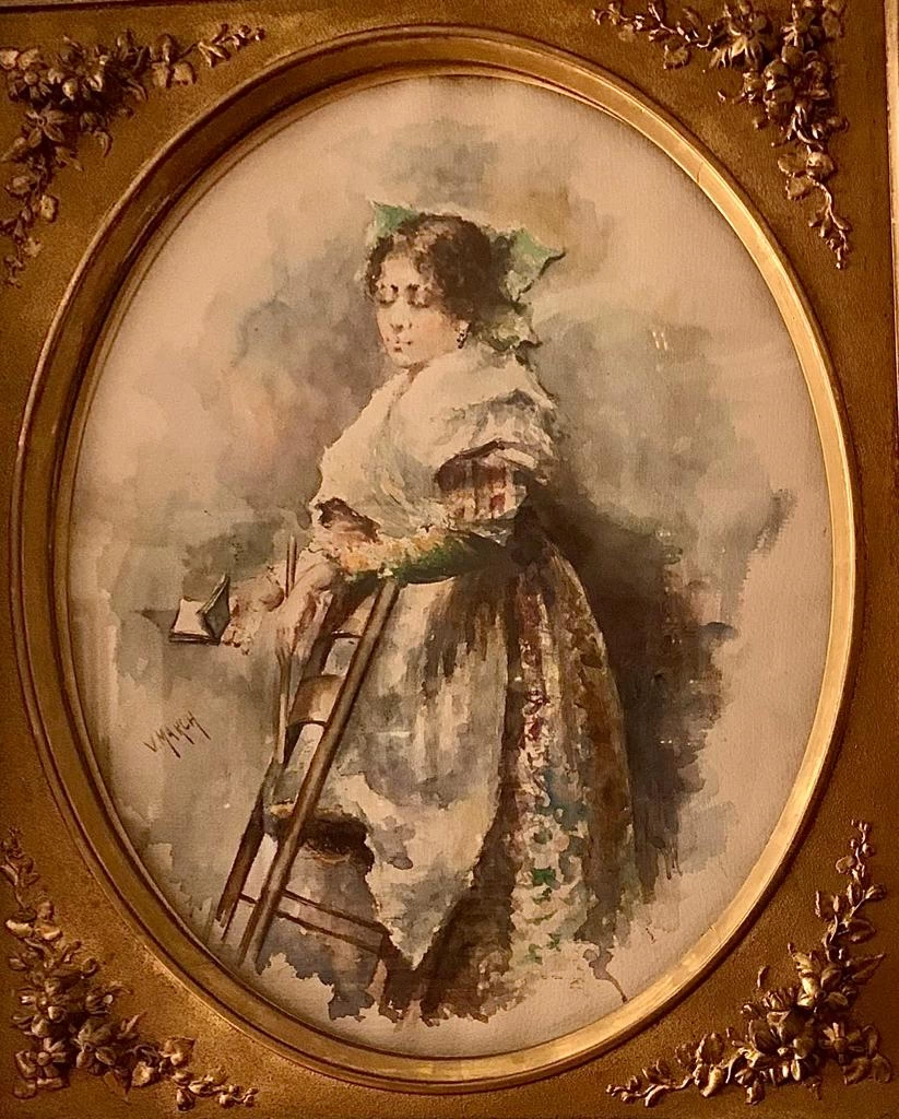 Ragazza con abiti tipici valenciani